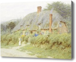 Картина Старый домик возле Даунтона, графство Уилтшир