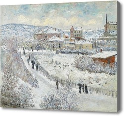 Картина Аржантея в снегу
