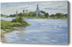 Картина На озере