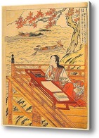 Купить картину Преданность (Голень), изображенная как Murasaki Shikibu, от ряда