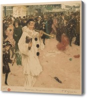 Картина Середина Великого поста, Карнавал в Париже, 1909