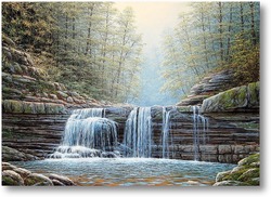 Картина Пшадский водопад