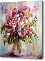 Картина Букет садовых цветов