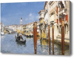 Купить картину Гранд-канал с моста Риальто, Венеция