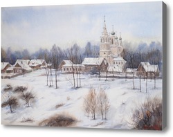 Картина Спасо-Архангельская церковь города Тутаев
