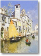 Картина Гондола на Венецианском канале