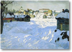Картина Старый город. Зима, 1911