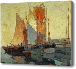 Картина Лодки Бретани