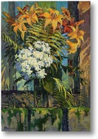 Картина Натюрморт с лилиями