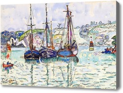 Картина Три лодки