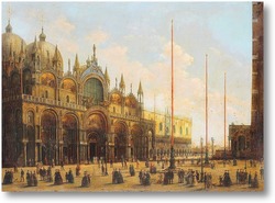 Картина Вид на базилику Святого Марка, Венеция