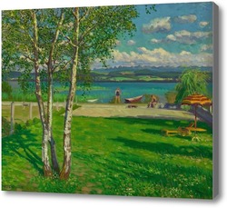 Картина Летнее время на озере муртензее