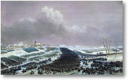 Картина Битва Французской и Русской армий при Эйлау 8 февраля 1807 года