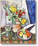 Картина Тюльпаны и фрукты