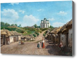 Картина Деревенская сцена 