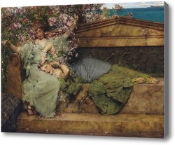 Картина В Розовом саду