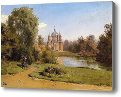 Купить картину Церковь на озере