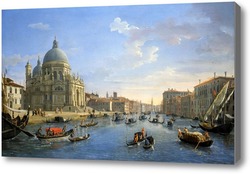 Картина Большой канал, с церковью 