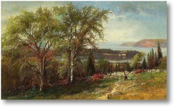 Картина Гудзонская долина в Кротон Поинт