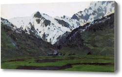 Картина В Альпах весной. 1897