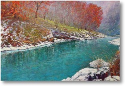Купить картину Изумрудная река