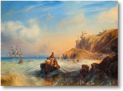 Картина Суда на побережье