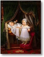 Картина Анри-Шарль-Фернан д’Артуа, герцог Бордо, с сестрой Луизой-Марией