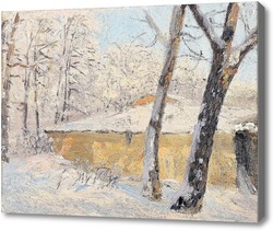 Картина Деревья в снегу