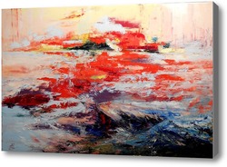 Картина Закат на море