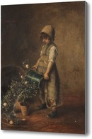 Картина Маленький садовник. 1880