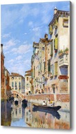 Купить картину Гондолы на венецианском канале