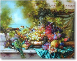 Картина Натюрморт с виноградом