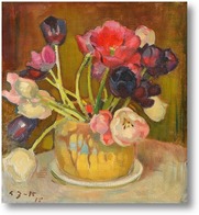Купить картину Натюрморт с тюльпанами, 1915