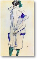 Картина Вид сзади девушки в голубой юбке - 1913
