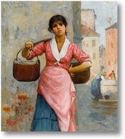 Картина Девушка с водой