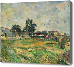 Картина Пейзаж возле Парижа, 1876