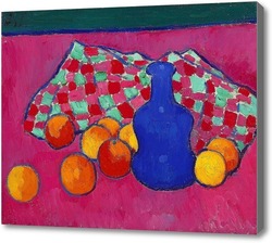 Картина Голубая ваза с апельсинами
