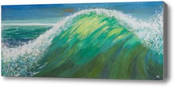 Картина Зеленая волна