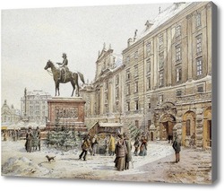 Картина Рождественский базар в Вене