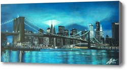 Картина Бруклинский мост. 