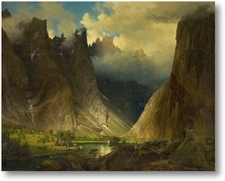 Картина Долина Romsdalen, 1857