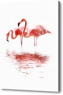 Картина Пара фламинго