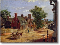 Картина Старый Аннаполис, улица Франциска