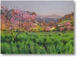 Картина Кизил в цвету