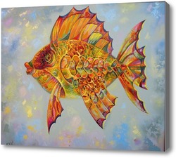 Картина золотая рыбка