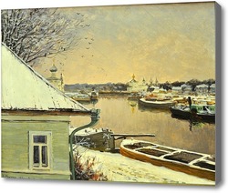 Картина Вологда,первый снег