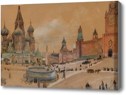 Картина Кремль, Собор Василия Блаженного 
