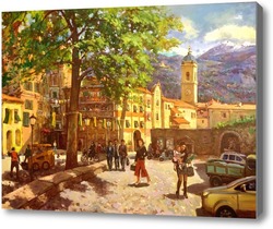 Картина Будни итальянского городка