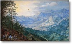 Картина Скалистые горы