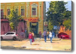 Картина Городская улица